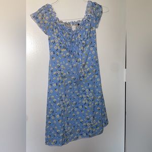 Blue Floral Dress